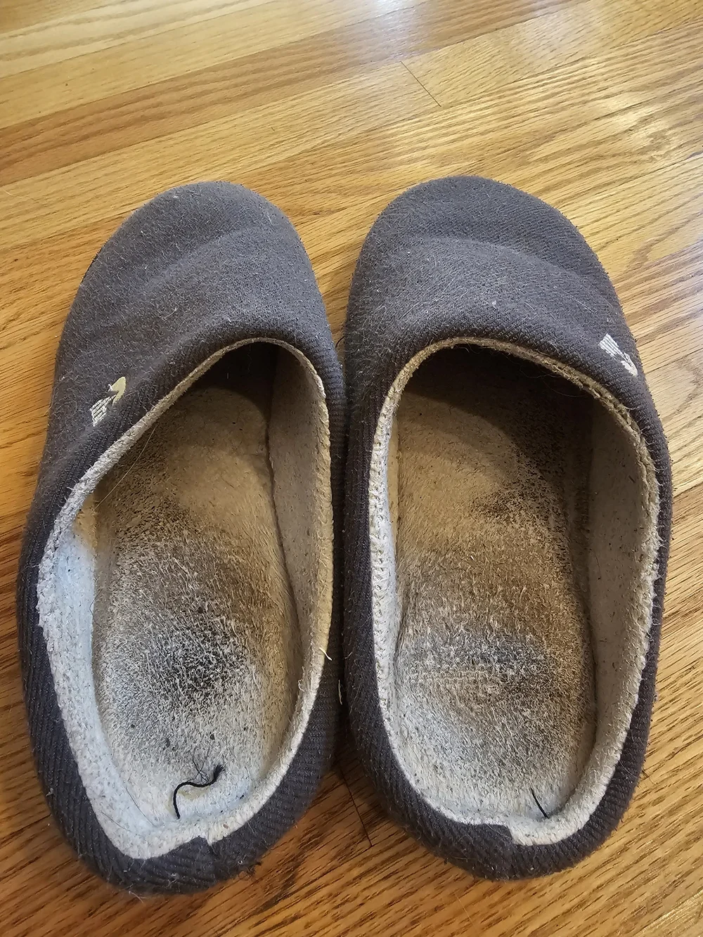 Men's Brown Slip-On Fleece-Lined Loafers